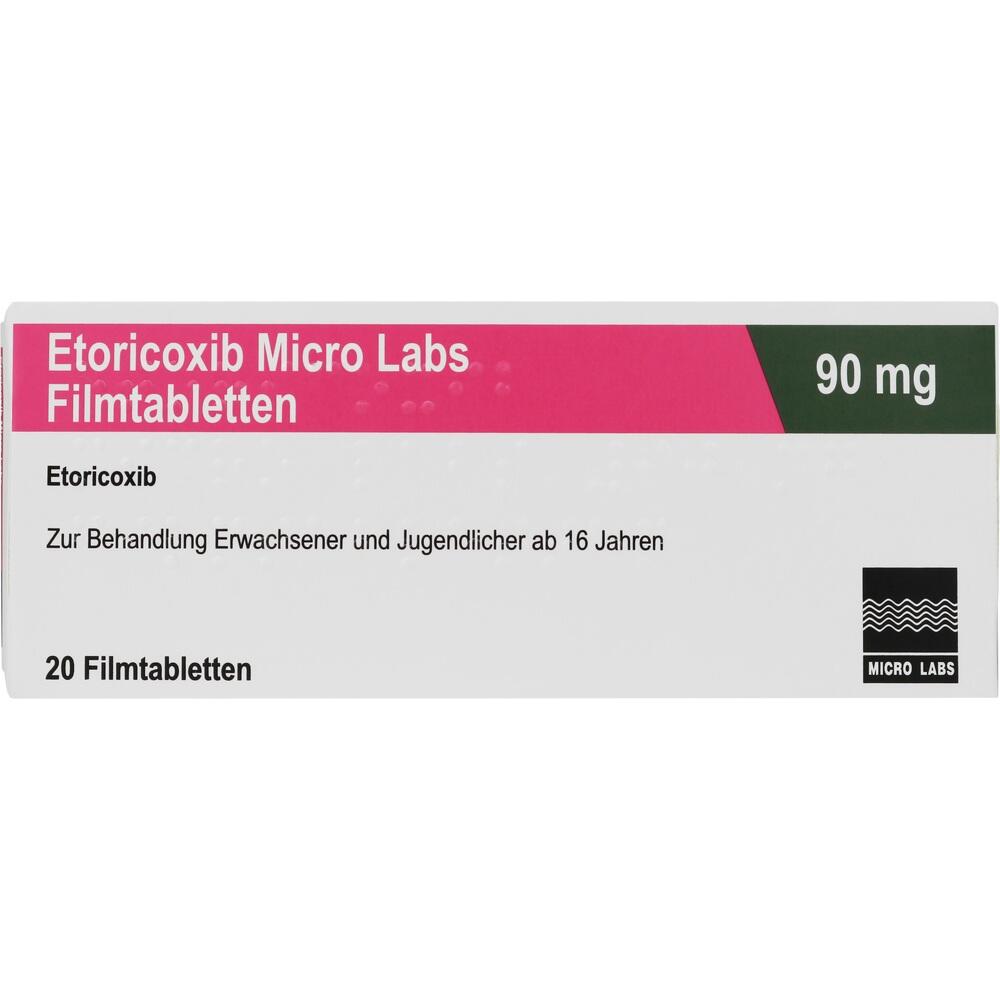 Etoricoxib Micro Labs 90mg 20 St Filmtabletten