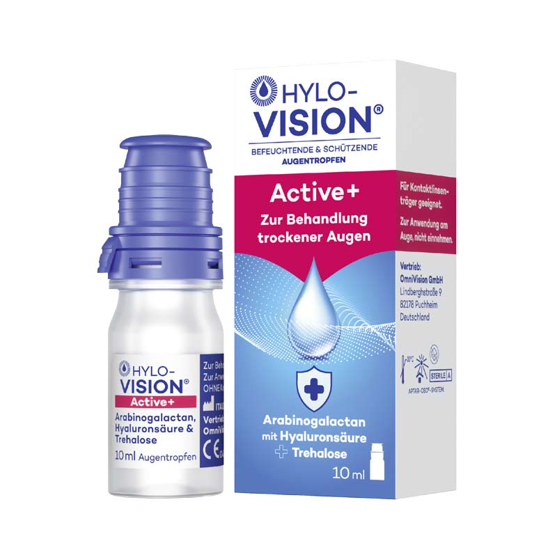 HYLOVISION Active+ 10 ml Augentropfen