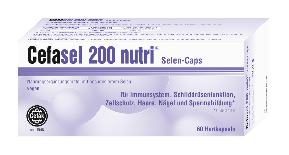 Cefasel 200 nutri Selen-Caps 60 St Hartkapseln