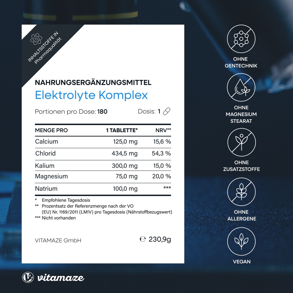 vitamaze ELEKTROLYTE KOMPLEX 180 St Tabletten