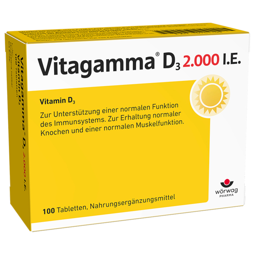 Vitagamma D3 2.000 I.E.   100 St Tabletten