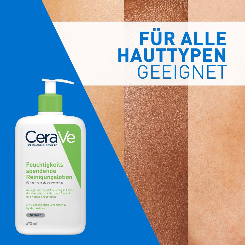 CeraVe Feuchtigkeitsspendende Reinigungslotion 473 ml Lotion