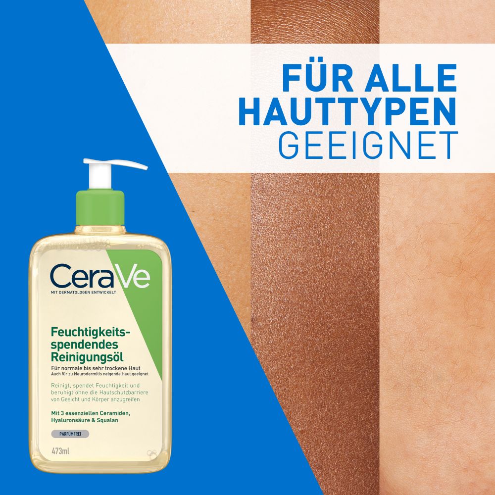 CeraVe Feuchtigkeitsspendendes Reinigungsöl 473 ml Gel