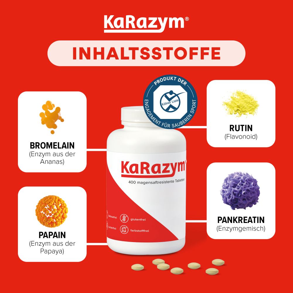 KARAZYM magensaftresistente Tabletten 200 St Tabletten magensaftresistent