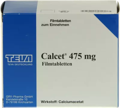 CALCET 475 mg Filmtabletten 100 St Filmtabletten