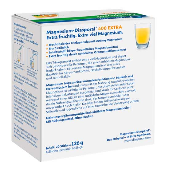 MAGNESIUM Diasporal 400 EXTRA 20 St Granulat