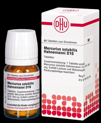 MERCURIUS SOLUBILIS Hahnemanni D 10 80 St Tabletten
