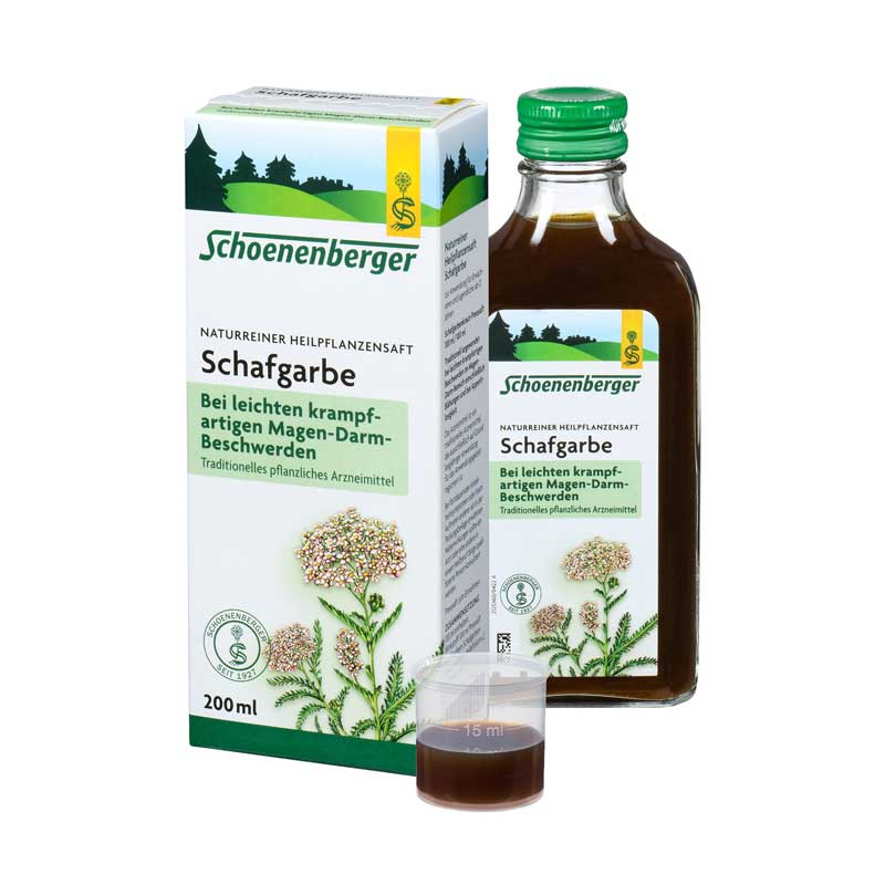 Schoenenberger Naturreiner Heilpflanzensaft Schafgarbe 200 ml Saft