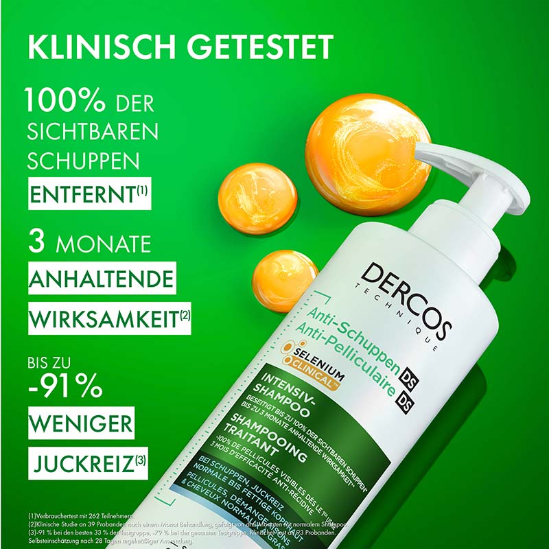 VICHY DERCOS Anti-Schuppen DS INTENSIV-SHAMPOO  390 ml Shampoo