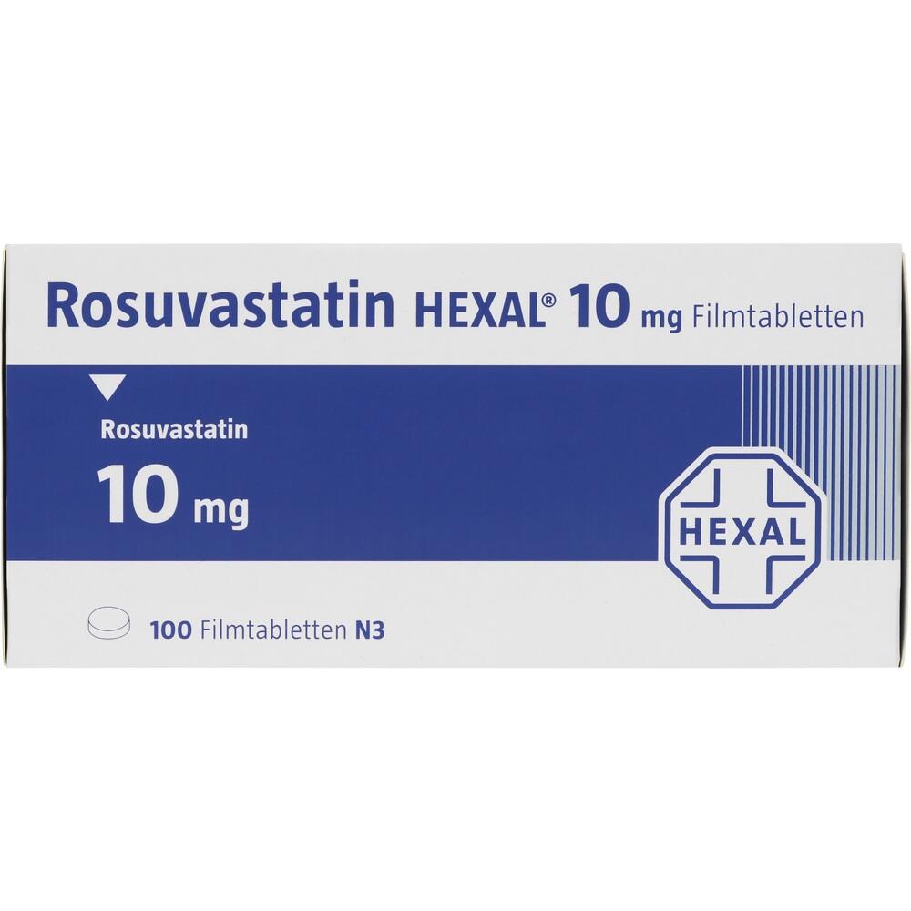 Rosuvastatin HEXAL 10 mg 100 St Filmtabletten