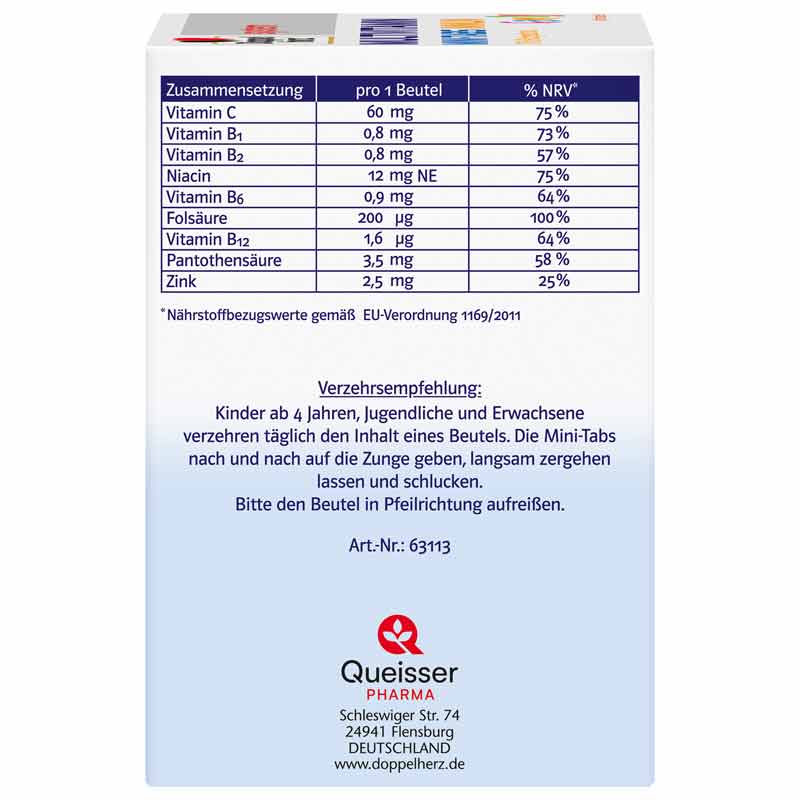 Doppelherz system MULTIVITAMIN MINI-TABS IMMUN 50 St Pellets