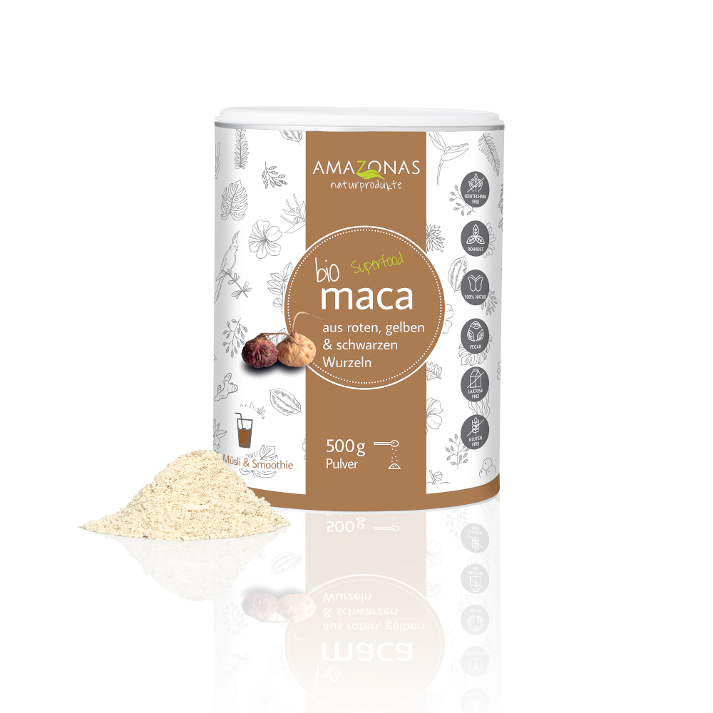 MACA 100% pur Bio Pulver 500 g Pulver