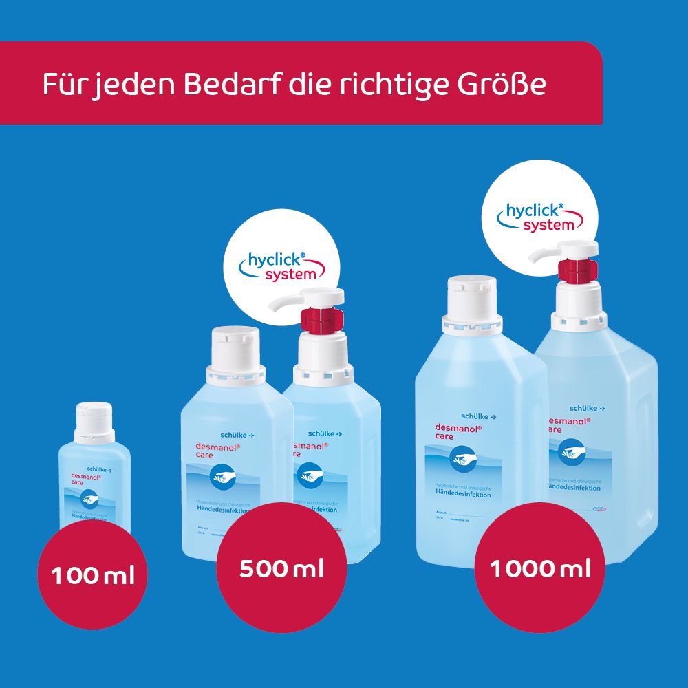 desmanol care Händedesinfektion 1000 ml Lösung