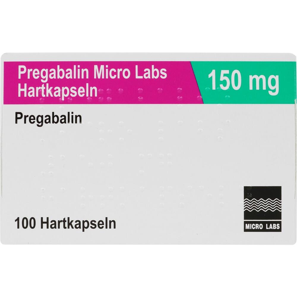 Pregabalin Micro Labs 150 mg 100 St Hartkapseln
