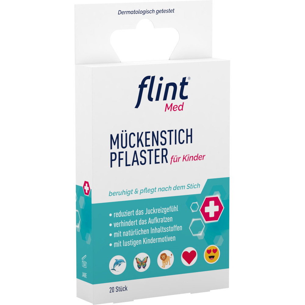 flint Med MÜCKENSTICH PFLASTER für Kinder 20 St Pflaster