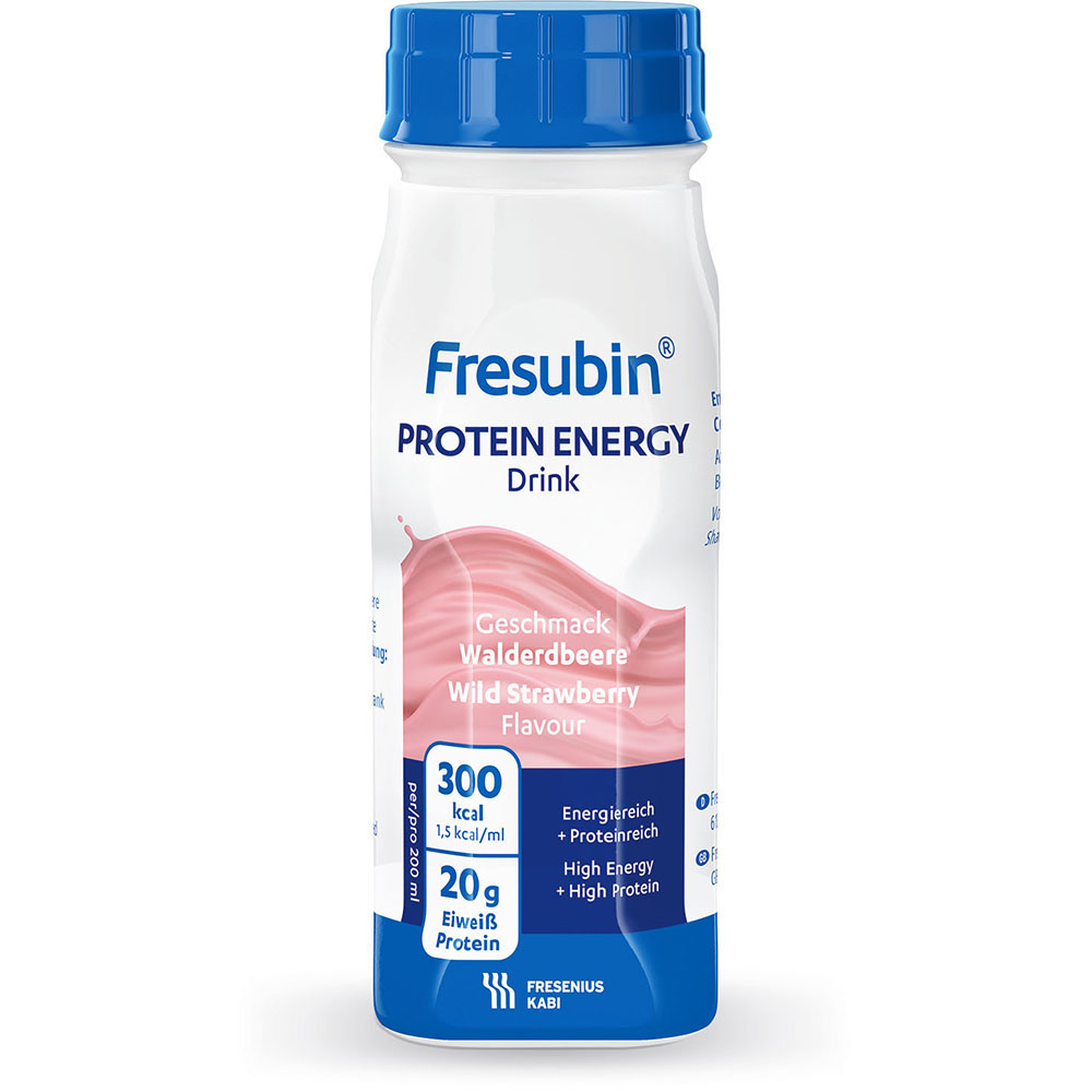 Fresubin Protein Energy DRINK Trinknahrung Walderdbeere 6X4X200 ml Lösung