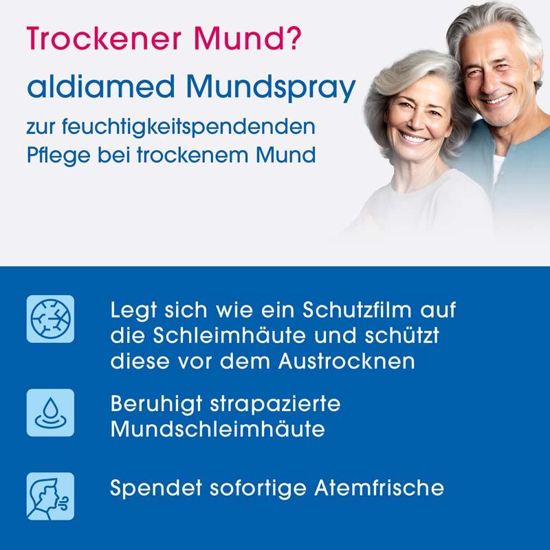 aldiamed Mundspray zur Speichelergänzung    50 ml Spray