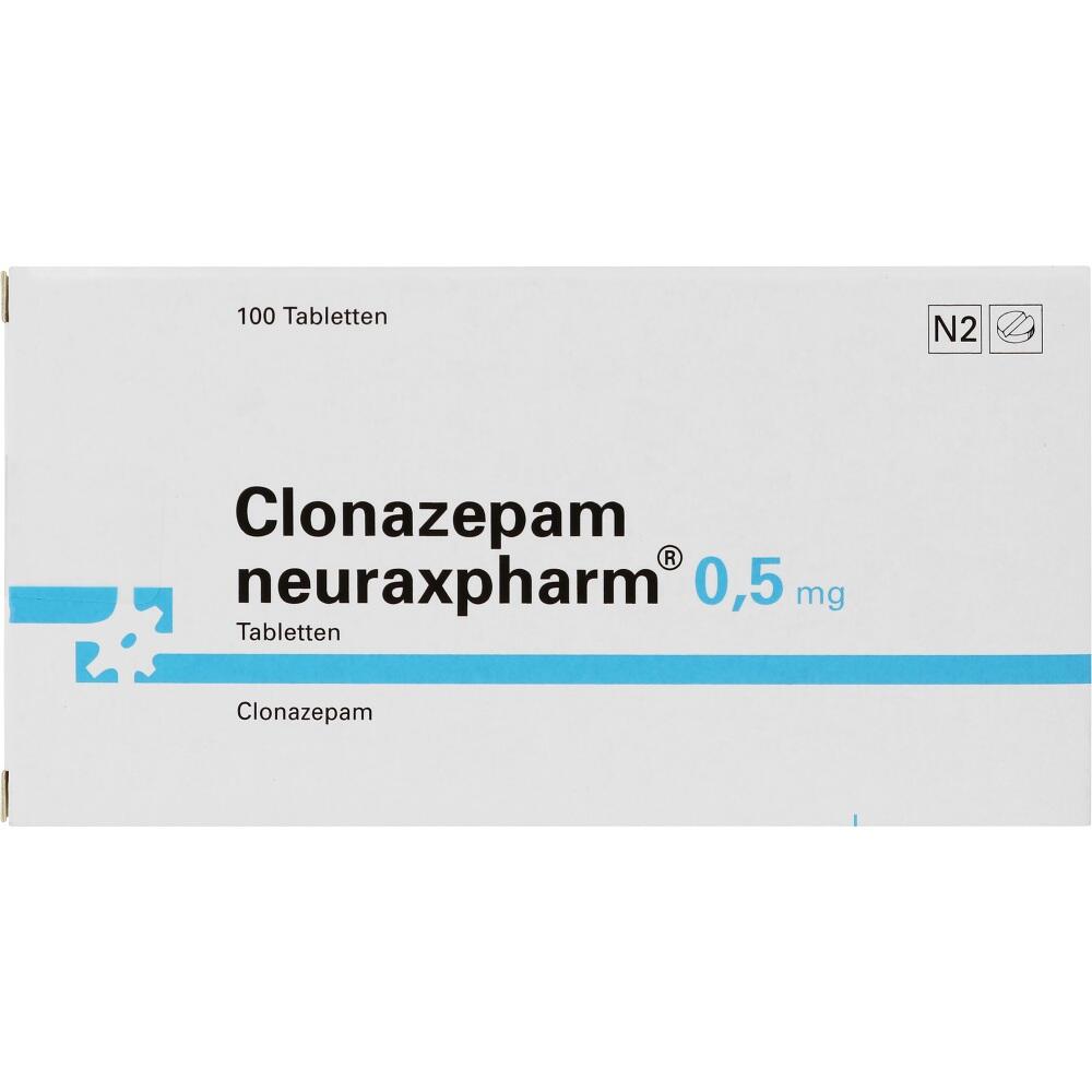 Clonazepam neuraxpharm 0,5 mg 100 St Tabletten