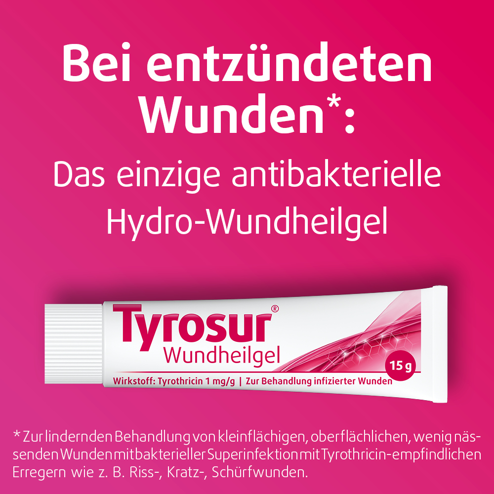 Tyrosur Wundheilgel 15 g Gel