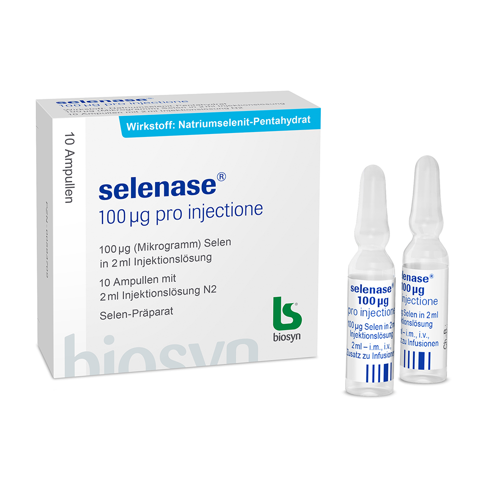 SELENASE 100 µg pro injectione Ampullen 10X2 ml Injektionslösung