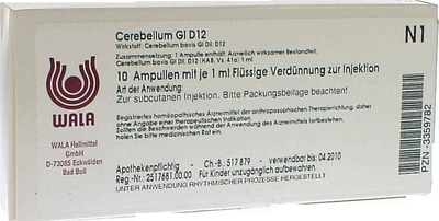 Cerebellum Gl D12 Ampullen 10X1 ml Ampullen