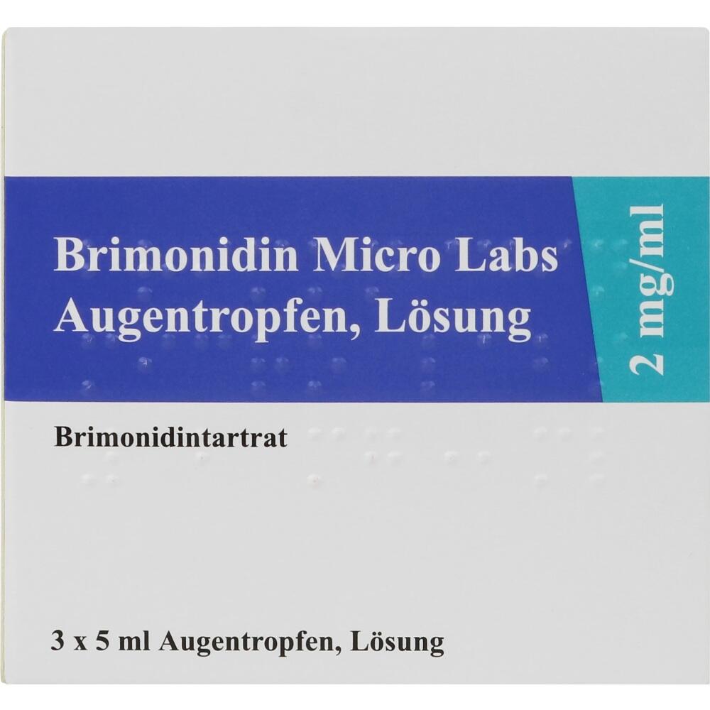 Brimonidin Micro Labs 2 mg/ml 3X5 ml Augentropfen