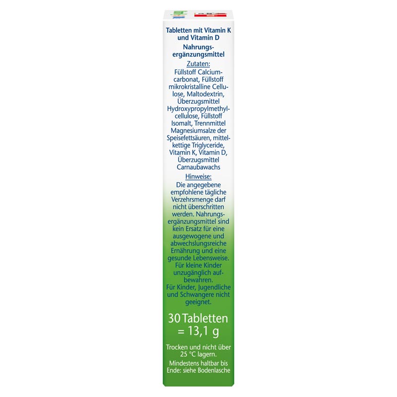 Doppelherz aktiv Vitamin K2+D3 1000 I.E.  30 St Tabletten