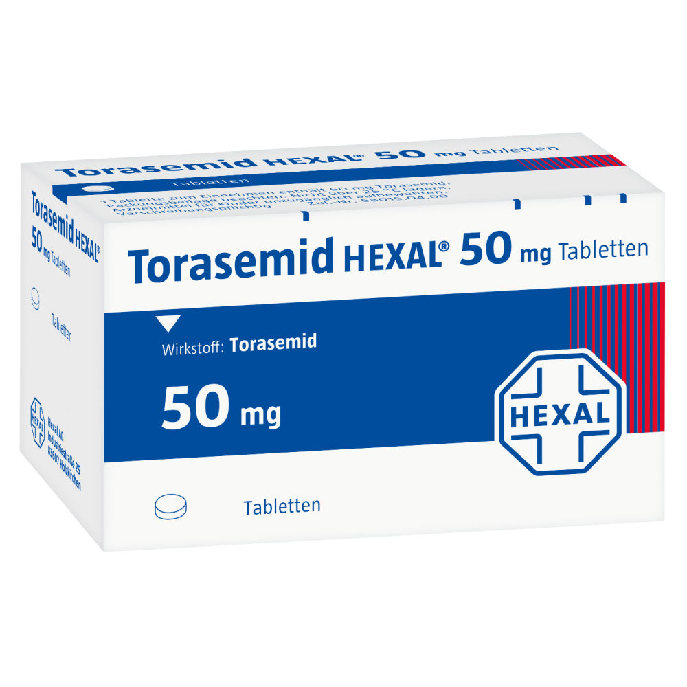 Torasemid HEXAL 50mg 100 St Tabletten