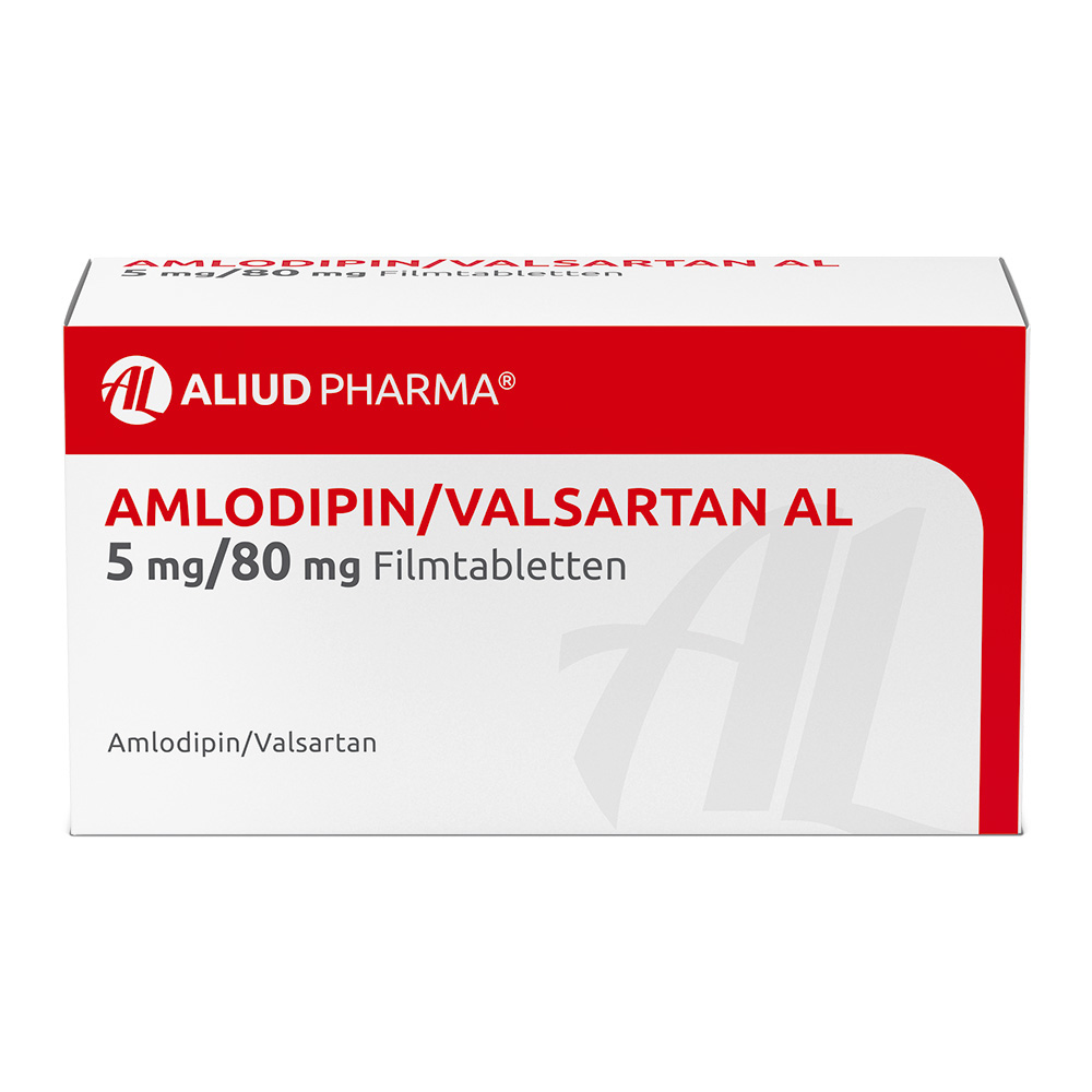 AMLODIPIN / VALSARTAN AL 5mg / 80mg 98 St Filmtabletten