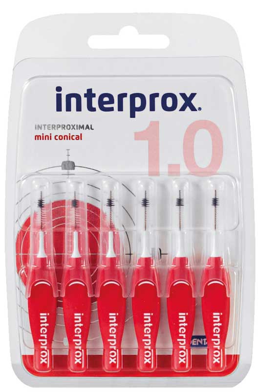 INTERPROX reg miniconical rot Interdentalb.Blis. 6 St Zahnbürste