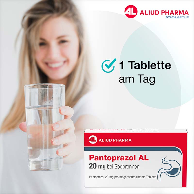 Pantoprazol AL 20 mg bei Sodbrennen
