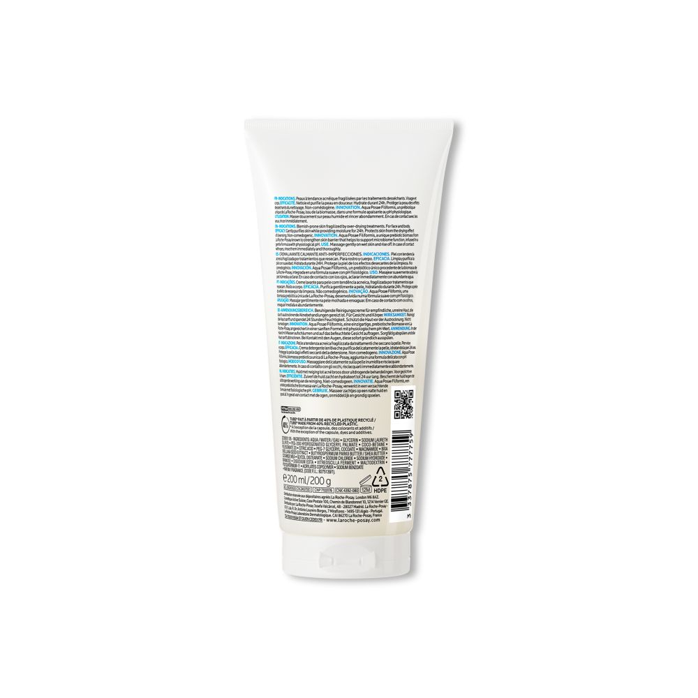 LA ROCHE-POSAY EFFACLAR H ISO-BIOME REINIGUNGSCREME 200 ml Creme