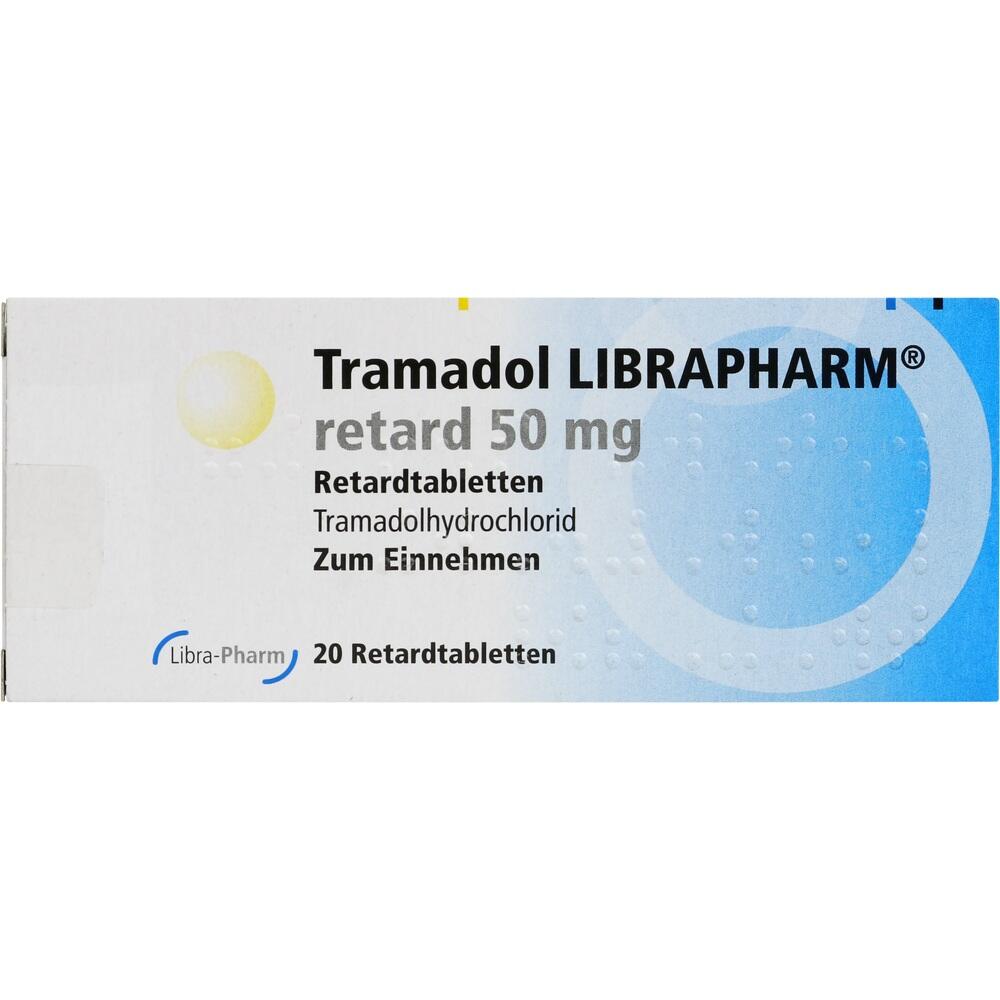 Tramadol LIBRAPHARM retard 50mg 20 St Retard-Tabletten