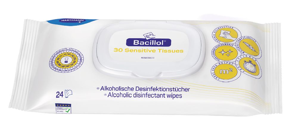 Bacillol 30 Sensitive Desinfektionstücher 24 St Tücher