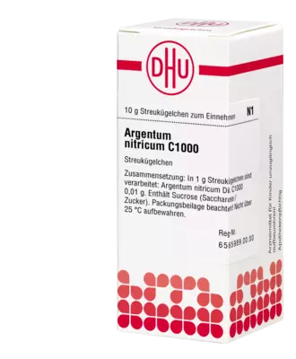 ARGENTUM NITRICUM C 1000 Globuli 10 g Globuli