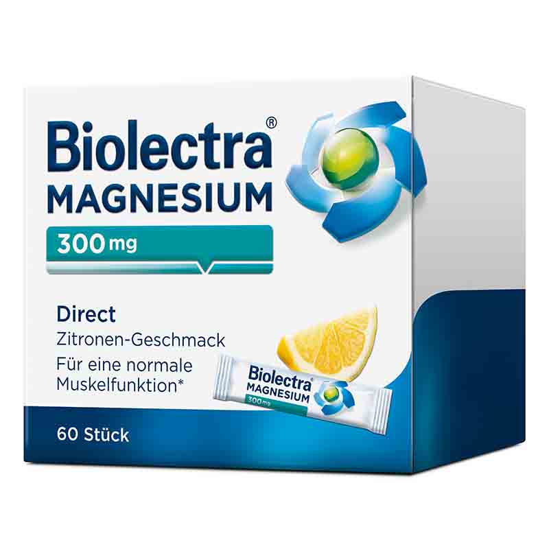 Biolectra MAGNESIUM 300mg Direct Zitrone  60 St Pellets