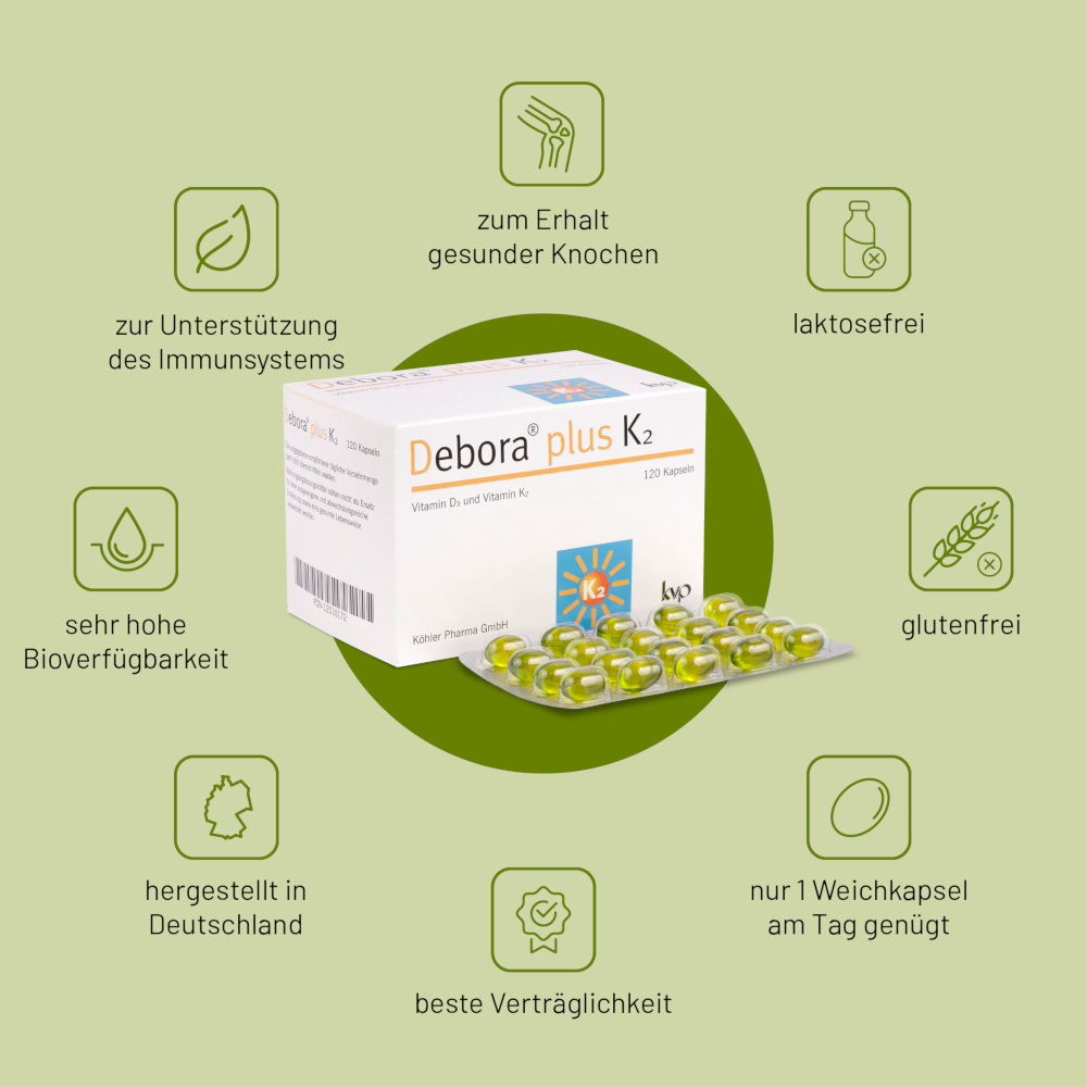 Debora plus K2 120 St Kapseln
