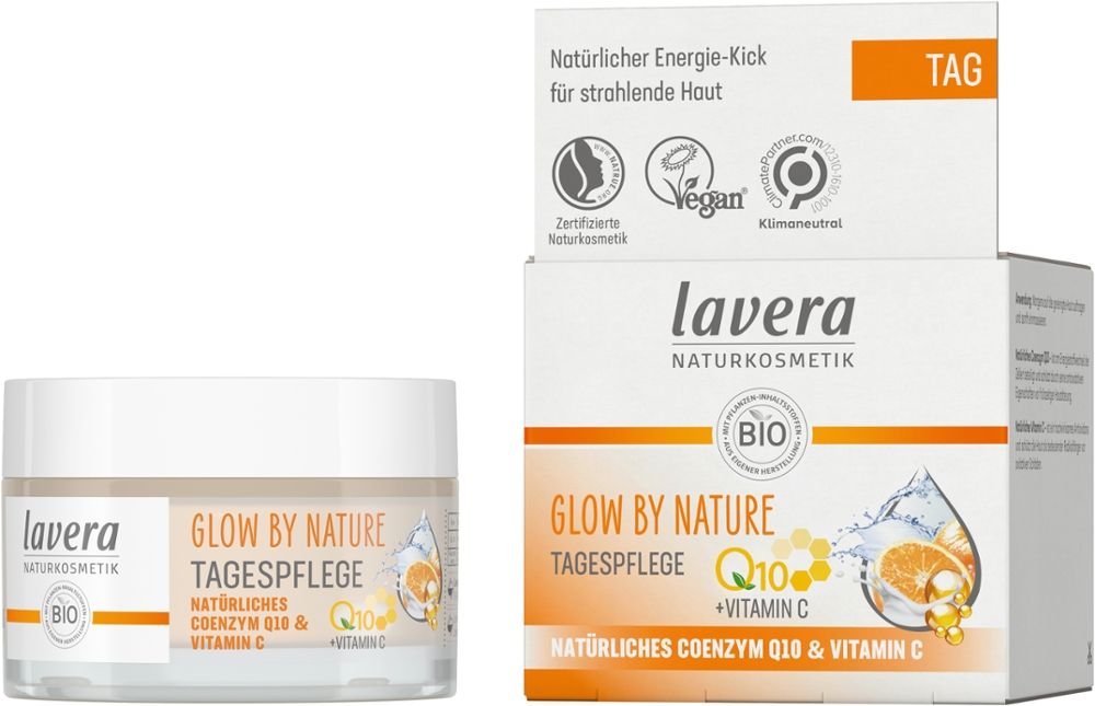 lavera GLOW BY NATURE TAGESPFLEGE  50 ml Tagescreme