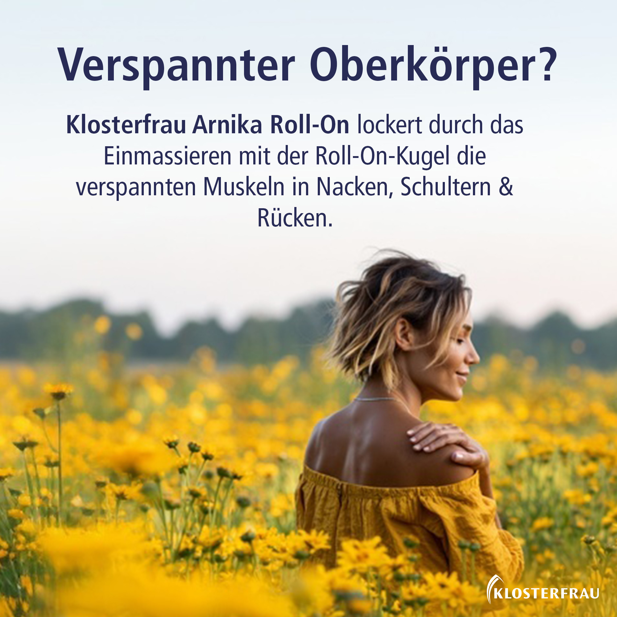 KLOSTERFRAU Arnika Roll-on Rücken Schulter Nacken 50 ml Emulsion