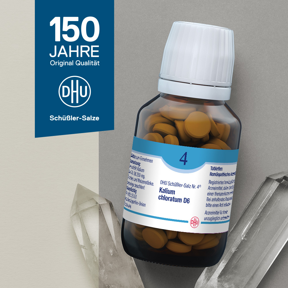 DHU Schüßler-Salz Nr. 4 Kalium chloratum D6  80 St Tabletten
