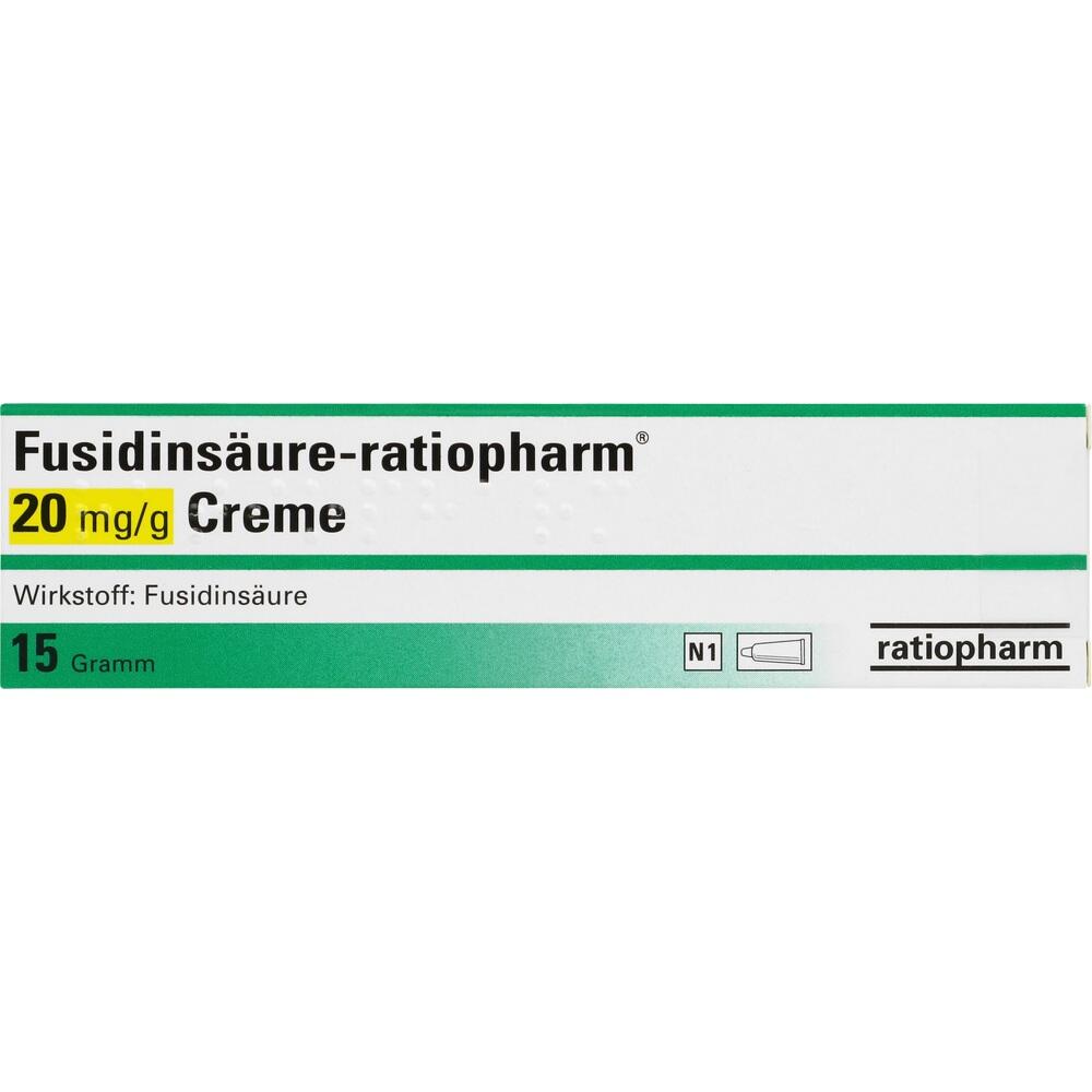 Fusidinsäure-ratiopharm 20mg/g 15 g Creme