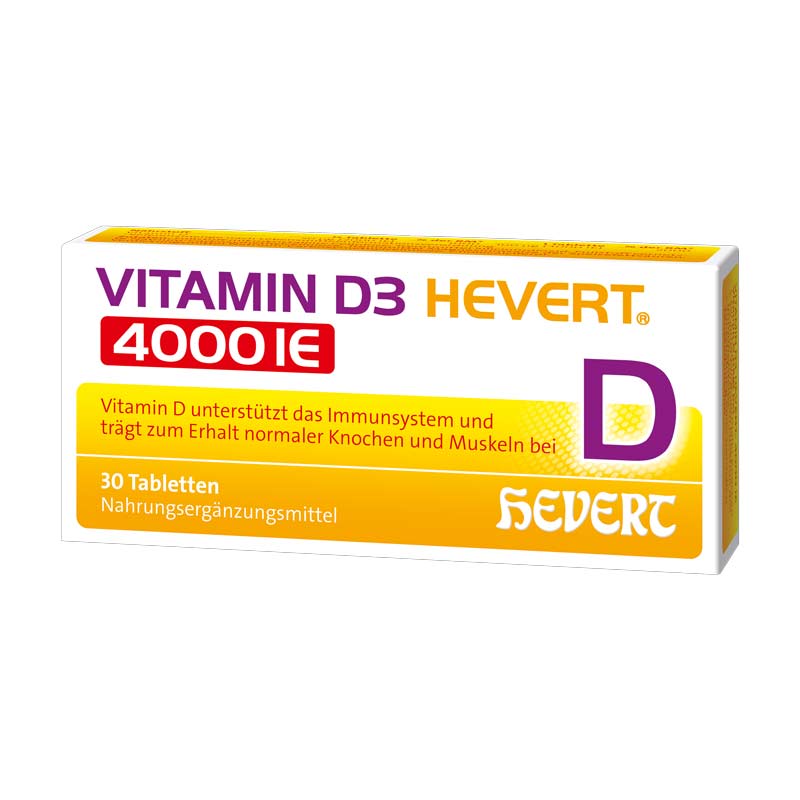 VITAMIN D3 HEVERT 4.000 I.E.  30 St Tabletten