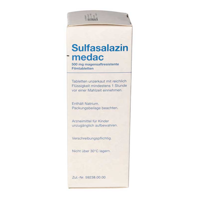 Sulfasalazin medac 500mg Filmtabletten 300 St Filmtabletten magensaftresistent