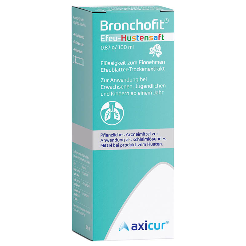 Bronchofit Efeu-Hustensaft 100 ml Flüssigkeit zum Einnehmen