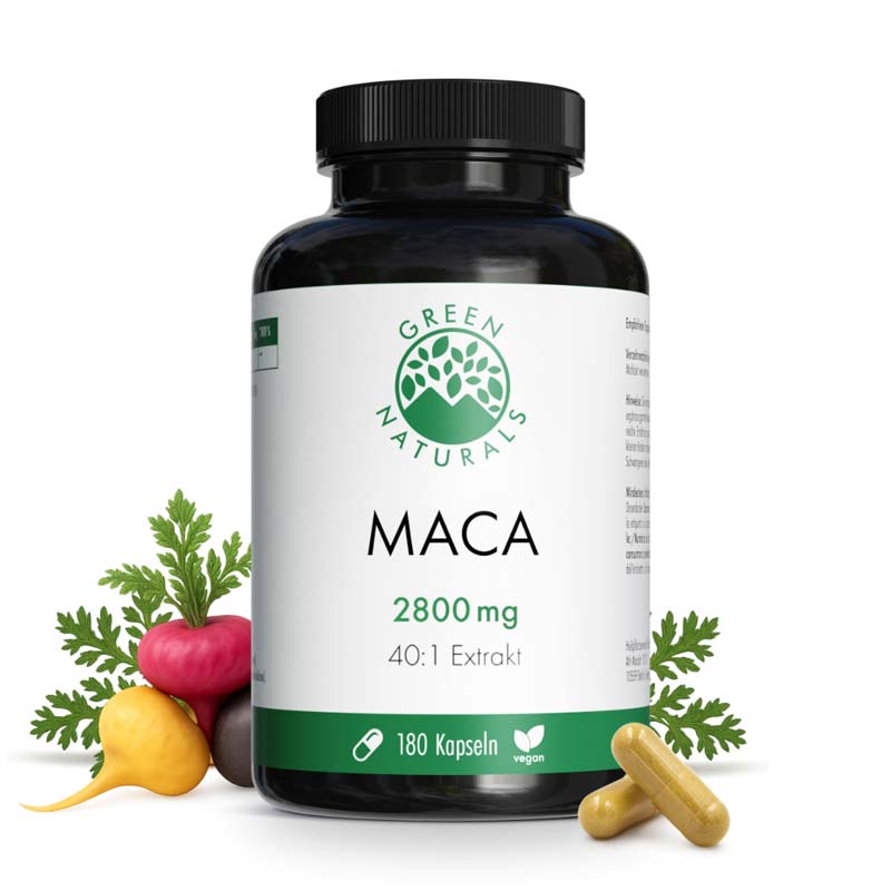 GREEN NATURALS MACA 180 St Kapseln
