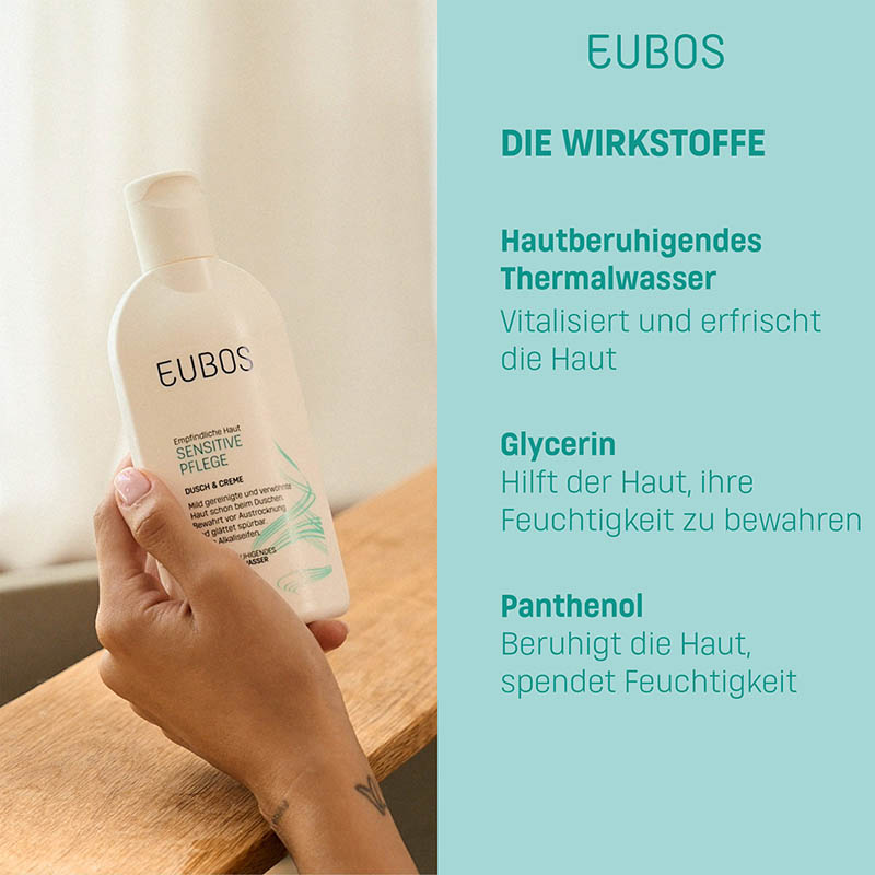 EUBOS SENSITIVE PFLEGE Dusch & Creme Nachfüllbeutel 400 ml Emulsion