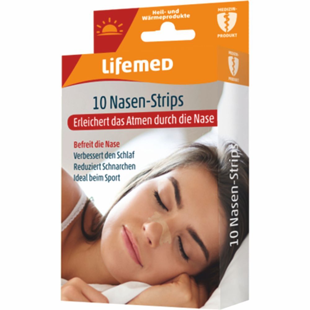 Lifemed Nasen-Strips 10 St Pflaster