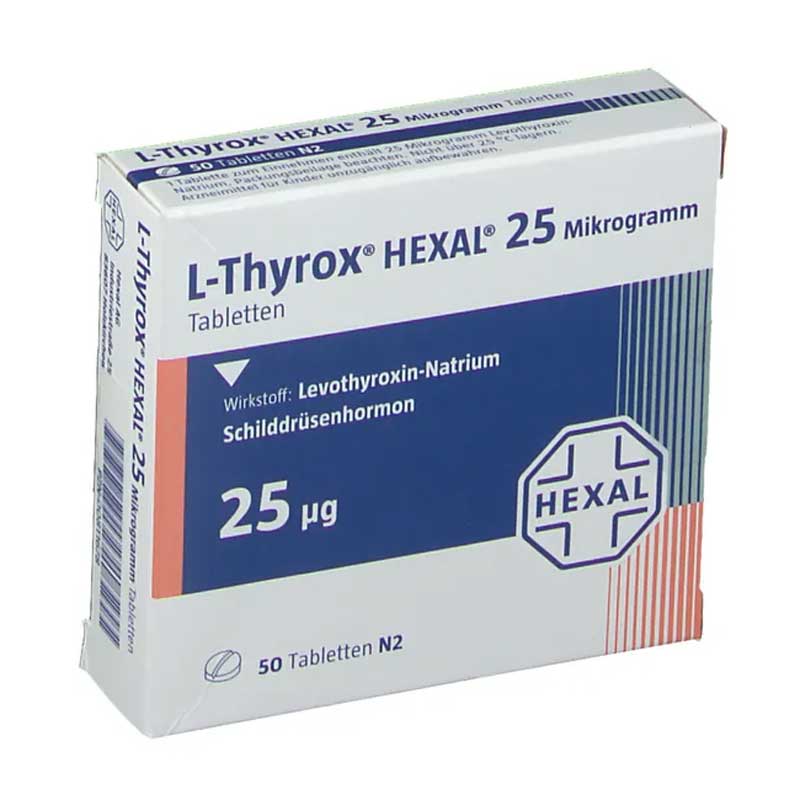 L-Thyrox HEXAL 25 50 St Tabletten