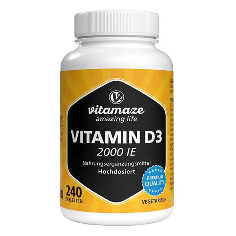 vitamaze VITAMIN D3 2000 i.E. 240 St Tabletten
