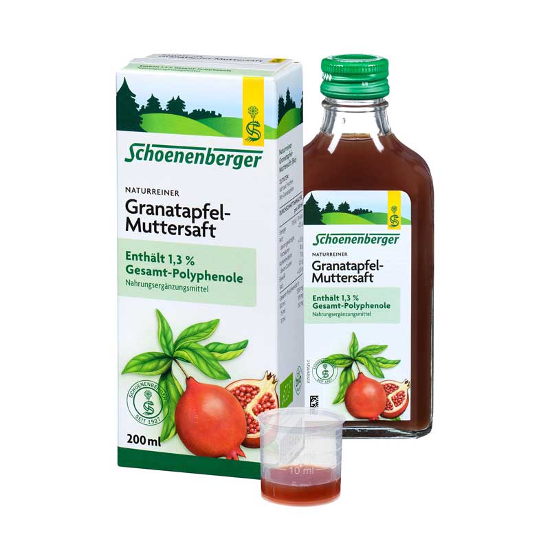 Schoenenberger Naturreiner Granatapfel-Muttersaft  200 ml Saft